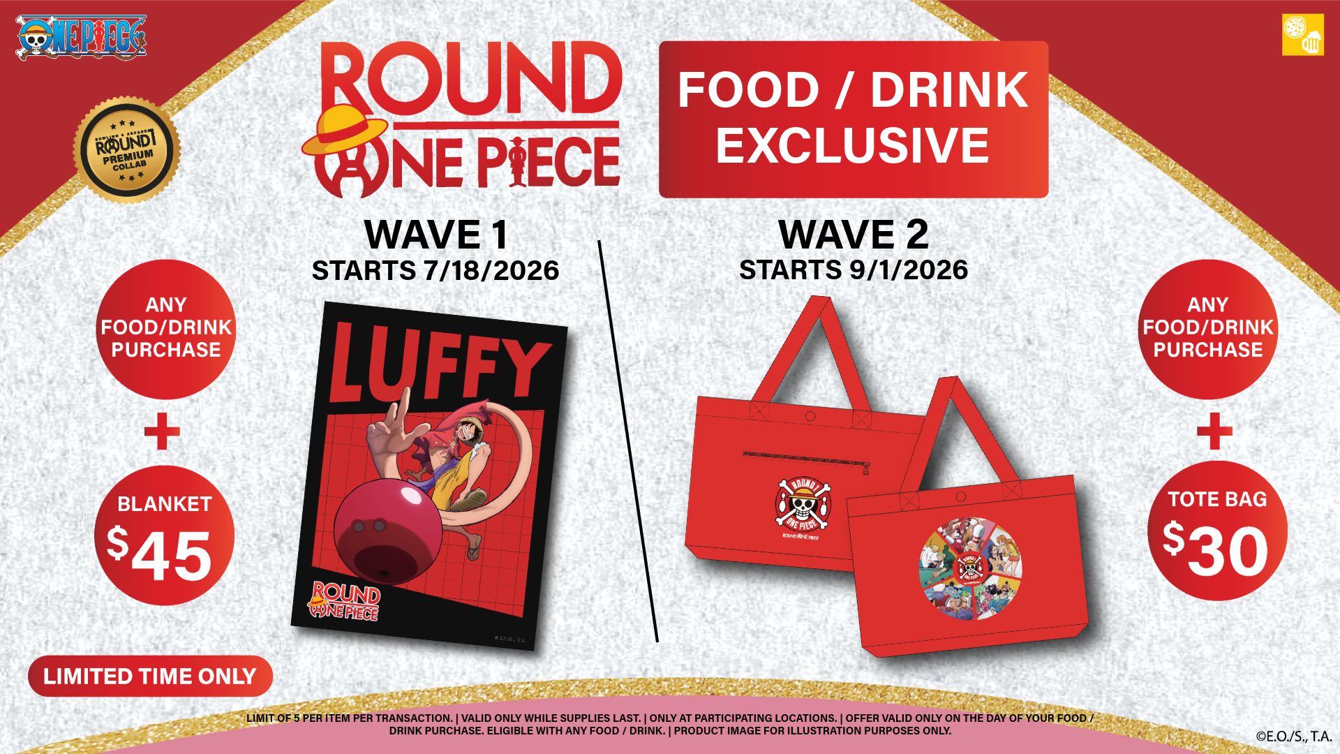 ONE PIECE x ROUND1 | Round1 USA